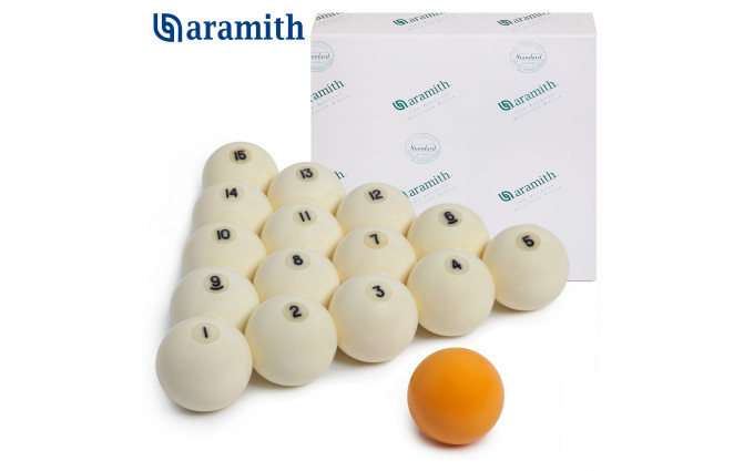 Шары Aramith Standard Pyramid ø60,3мм желтый биток Шары Aramith Standard Pyramid ø60,3мм желтый биток