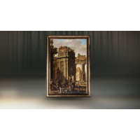 !Рама Тоскана 2050х1750 (Голд/Матовый лак)